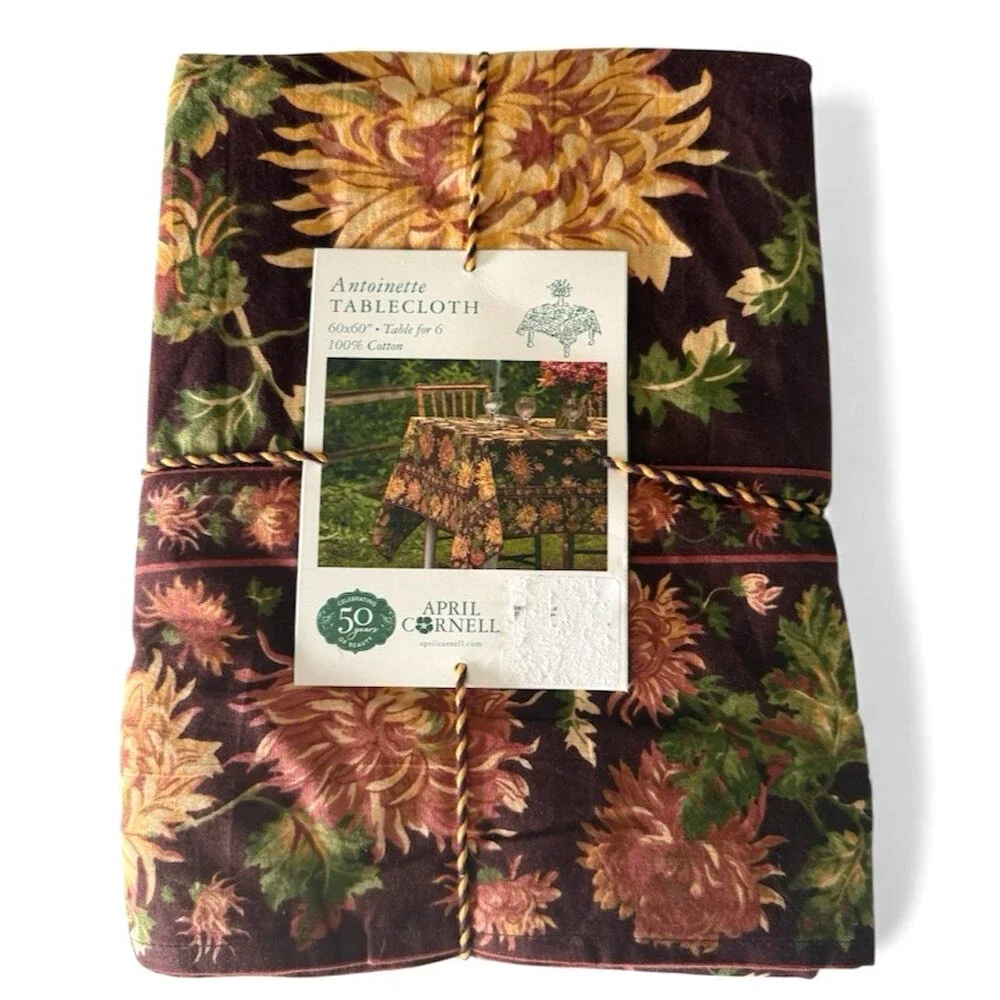 April Cornell Antoinette Tablecloth 60x60